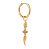 singlepair Eyecatcher hoop gold
