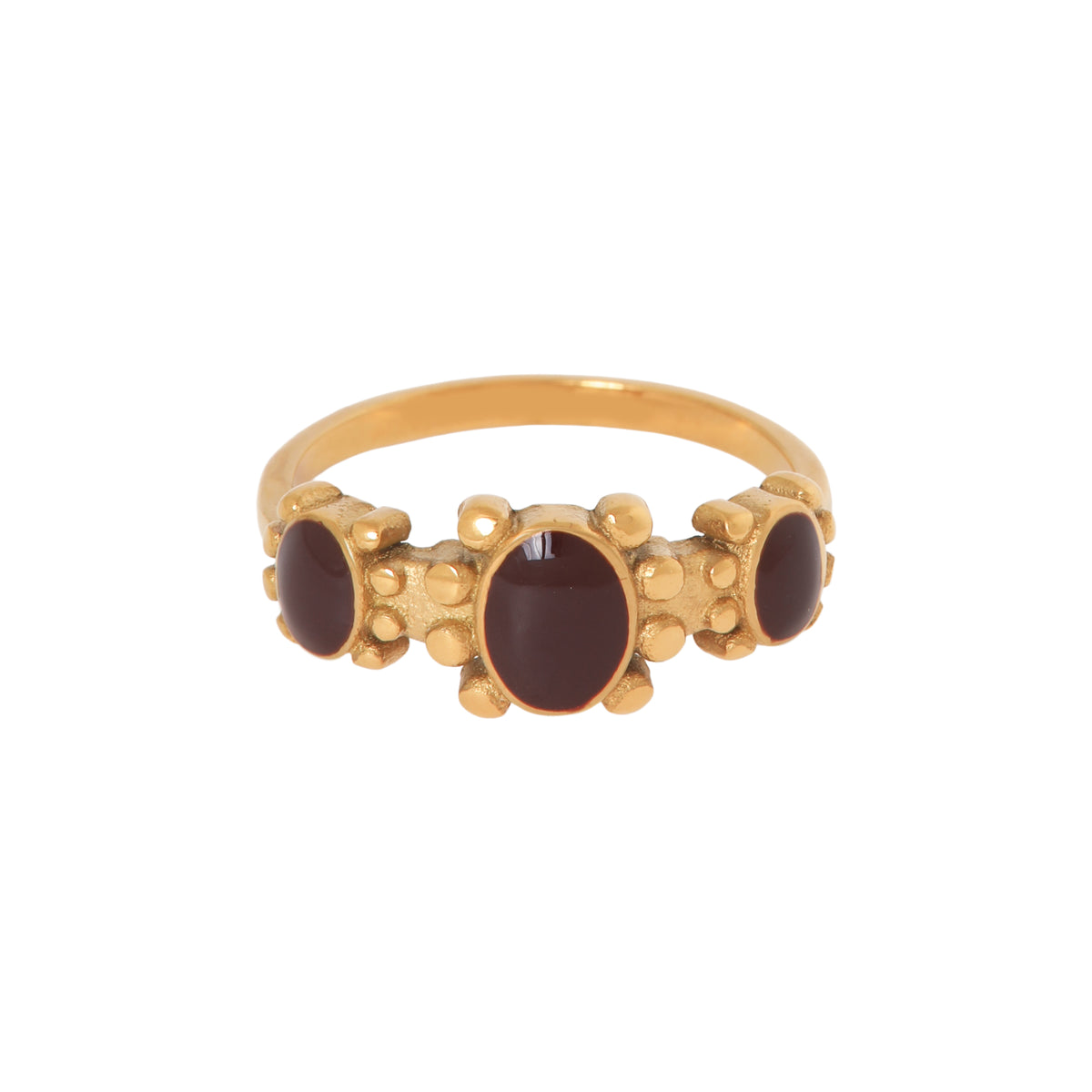 Garnet romance ring gold