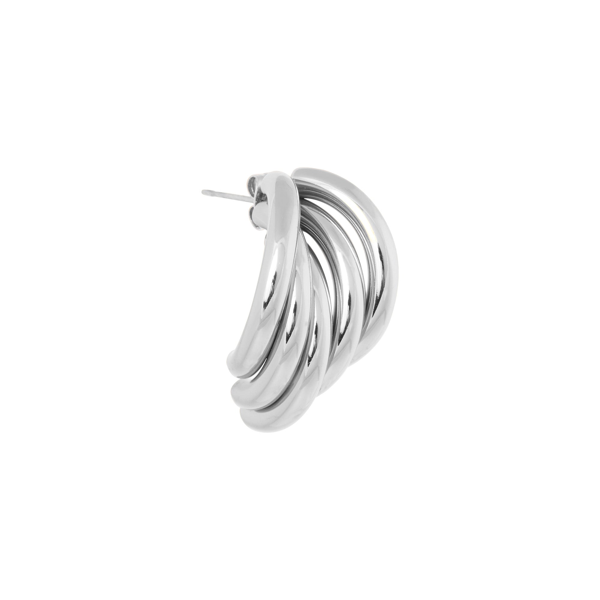 Golden glamour hoop silver