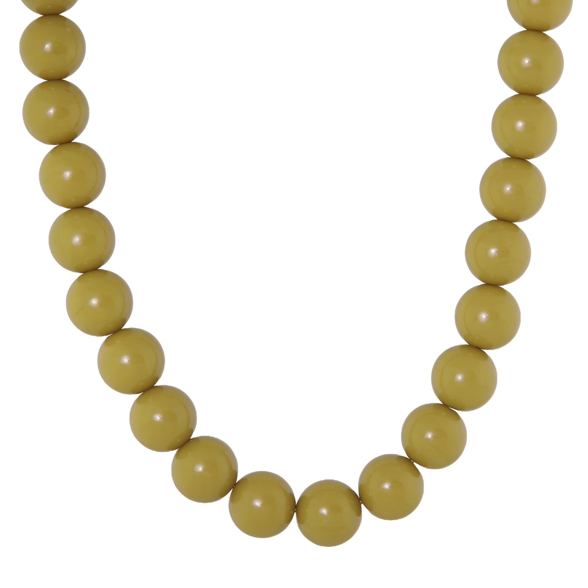 Golden olive necklace gold