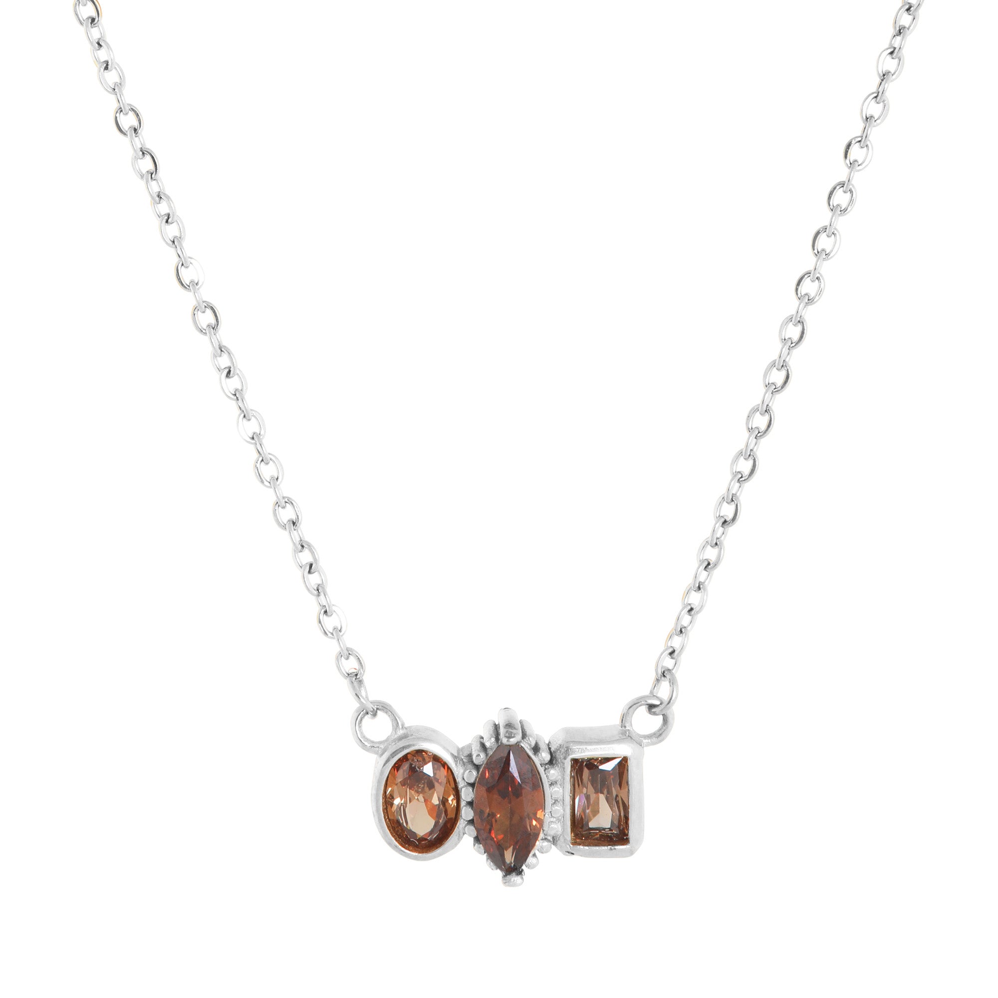 Heritage necklace silver