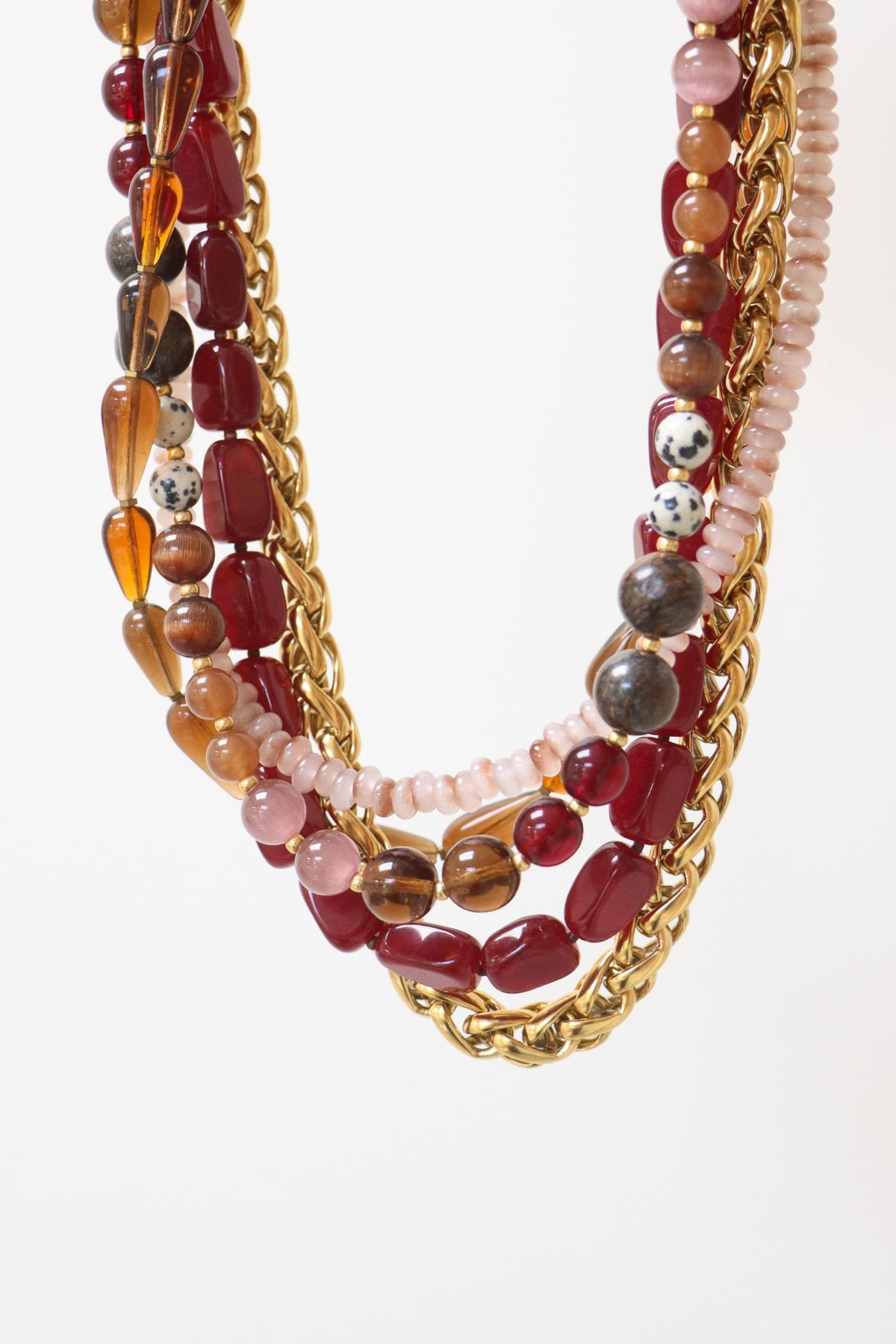 Ivy necklace gold