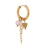 singlepair Juna hoop gold
