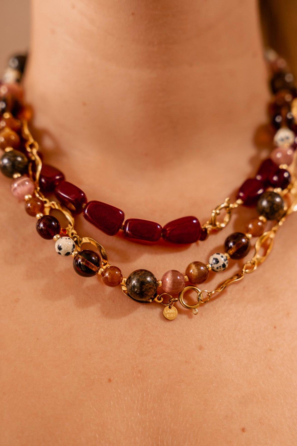 Ivy necklace gold