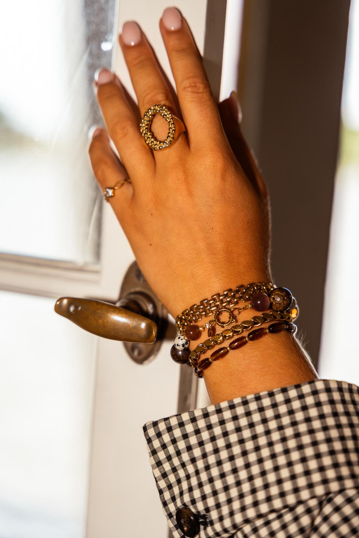 Watch me bracelet gold