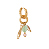 singlepair Little fish hoop gold