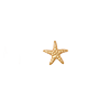 singlepair Mini sea star gold