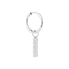 singlepair Mykonos hoop silver