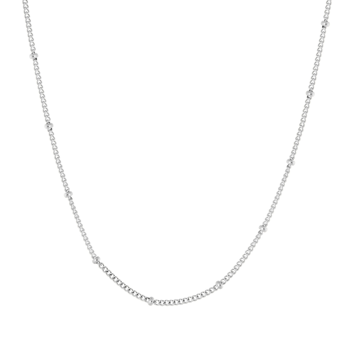 Dots necklace silver