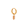 singlepair Peachy hoop gold