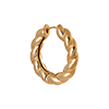 singlepair Round rebel hoop gold