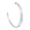 singlepair Sunlight hoop silver