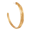 singlepair Sunlight hoop gold