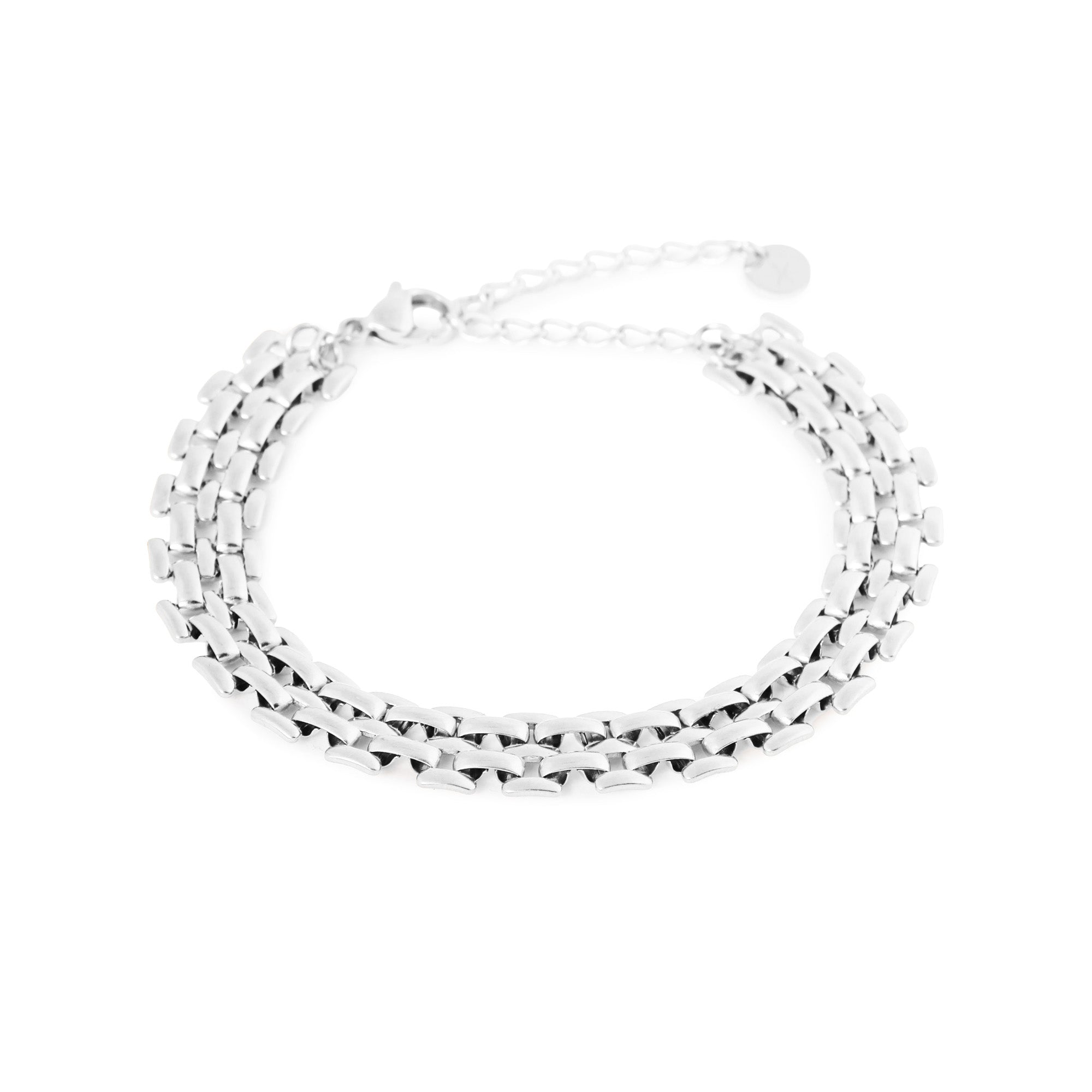 Watch me bracelet silver