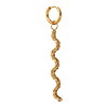 singlepair Waves hoop gold