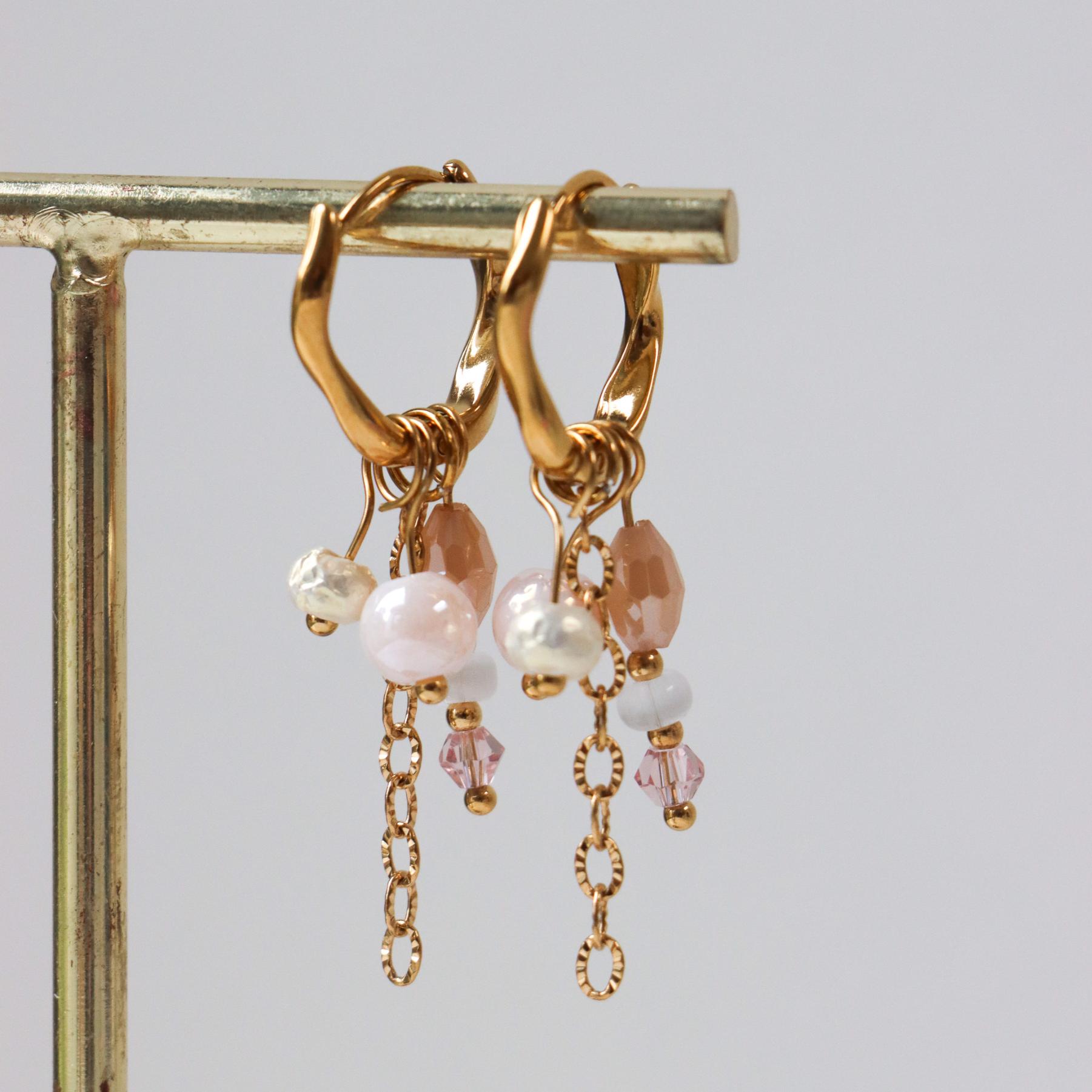 Abby hoop gold