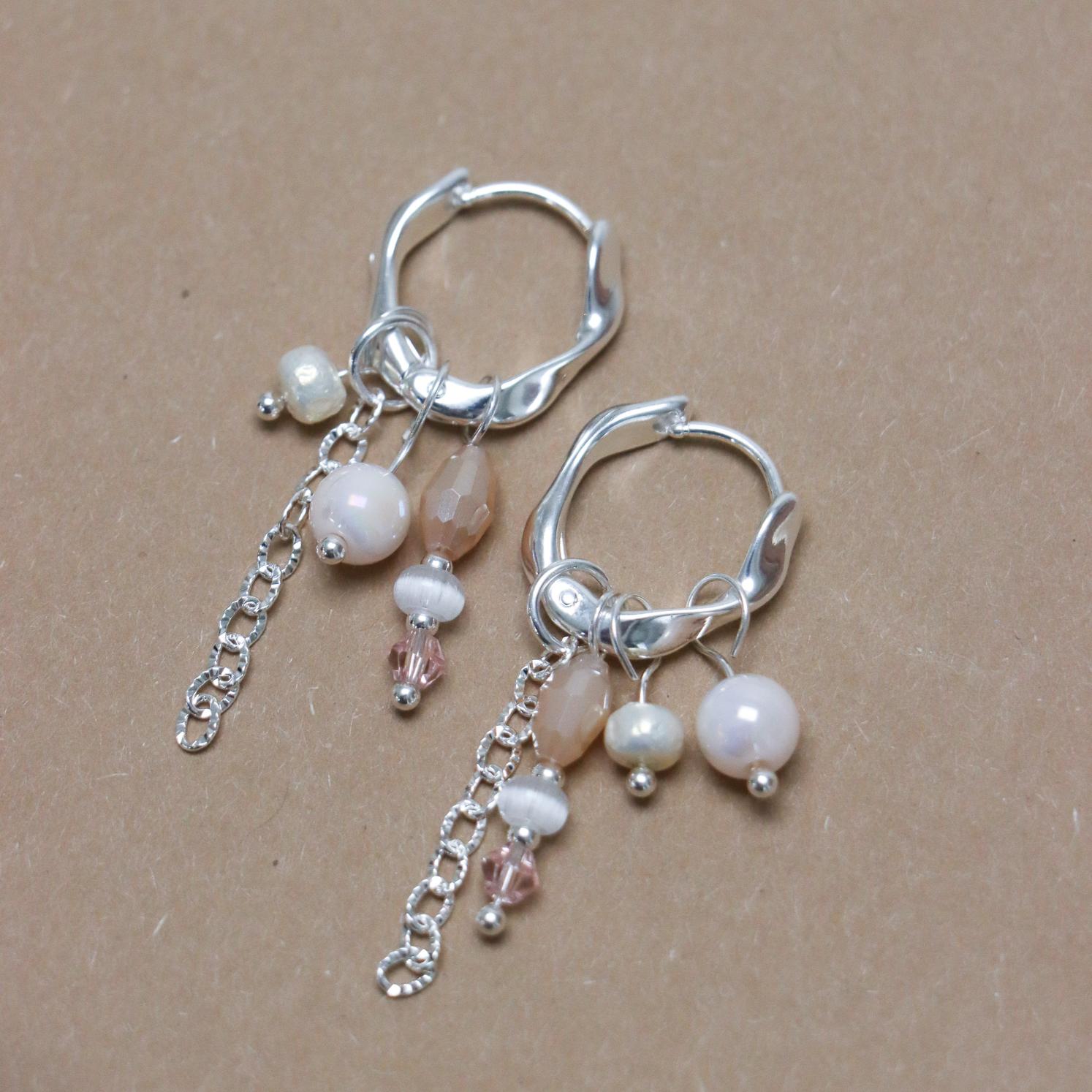 Abby hoop silver