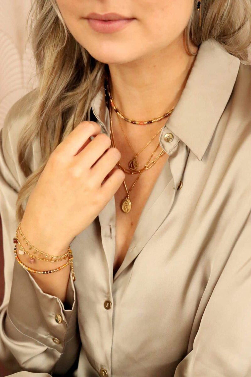 All day golden bracelet