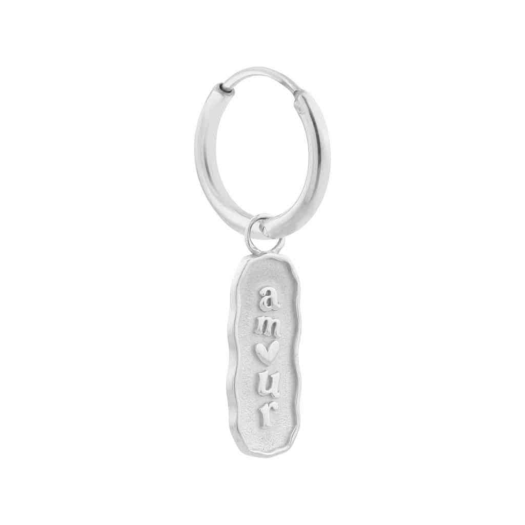 Amour hoop silver
