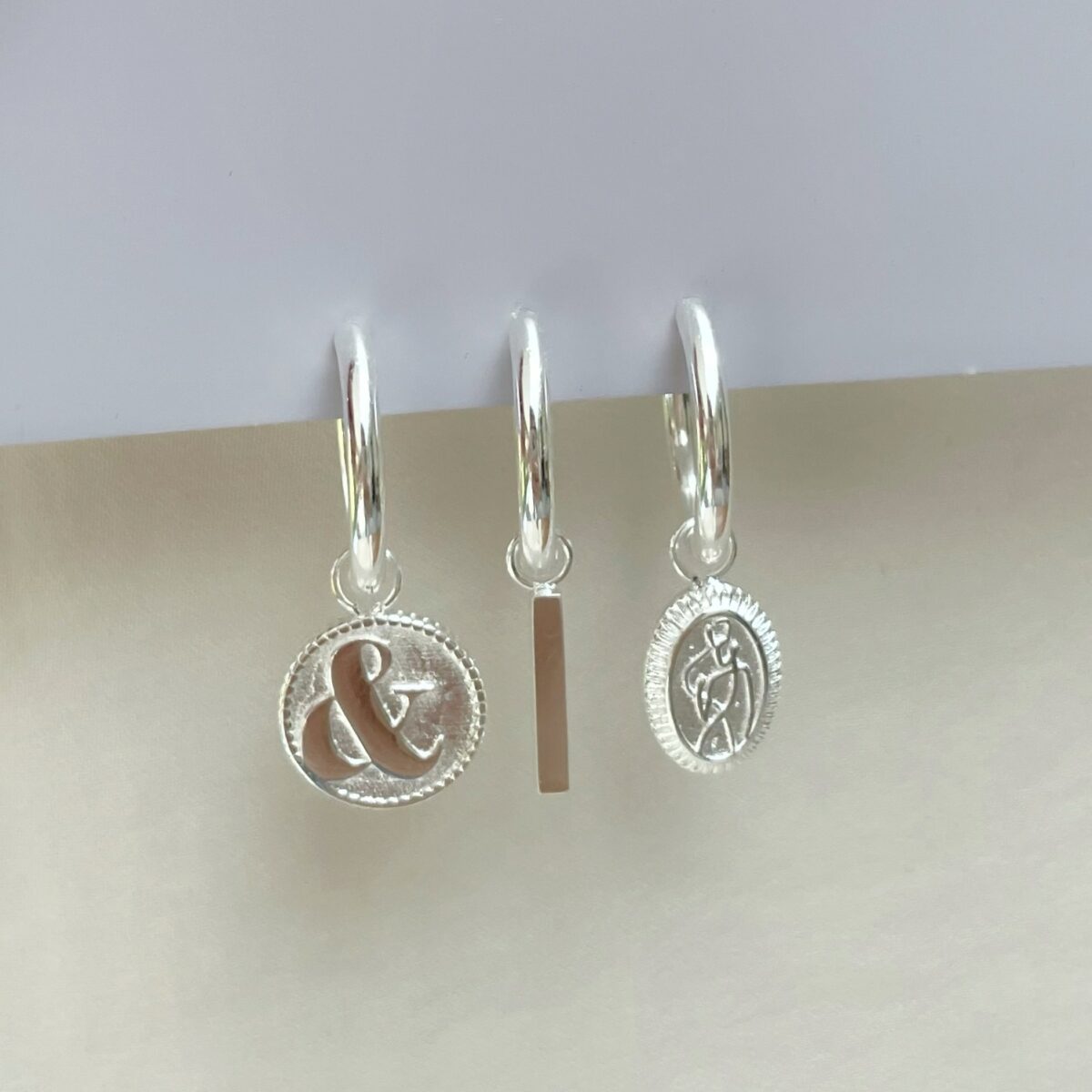 &amp; hoop silver