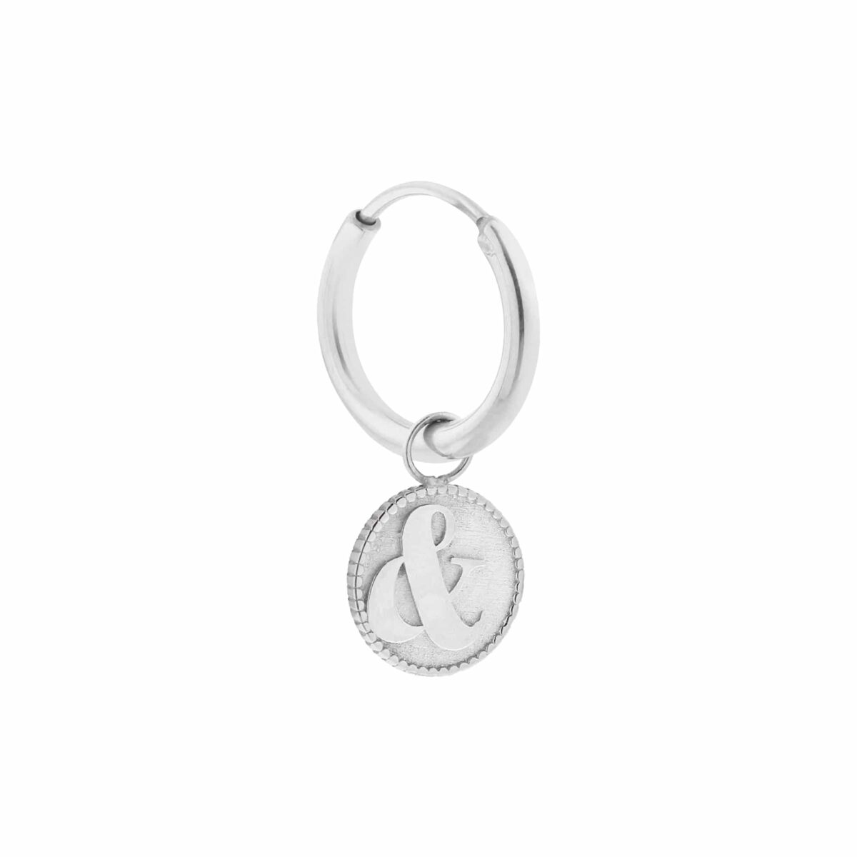 &amp; hoop silver
