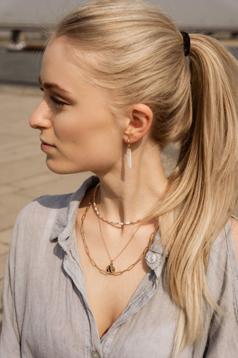 &amp; necklace gold