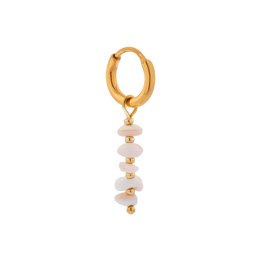 Anemone hoop gold
