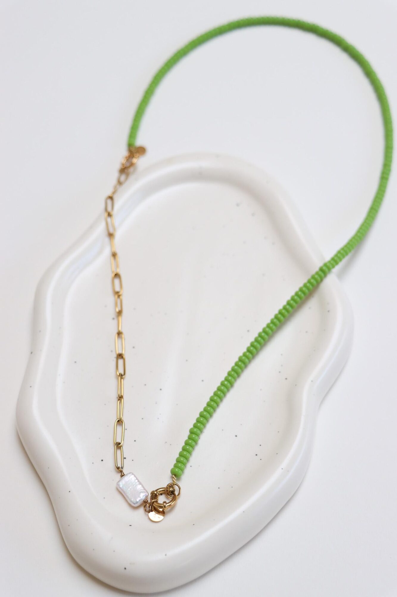 Apple bandit long necklace gold