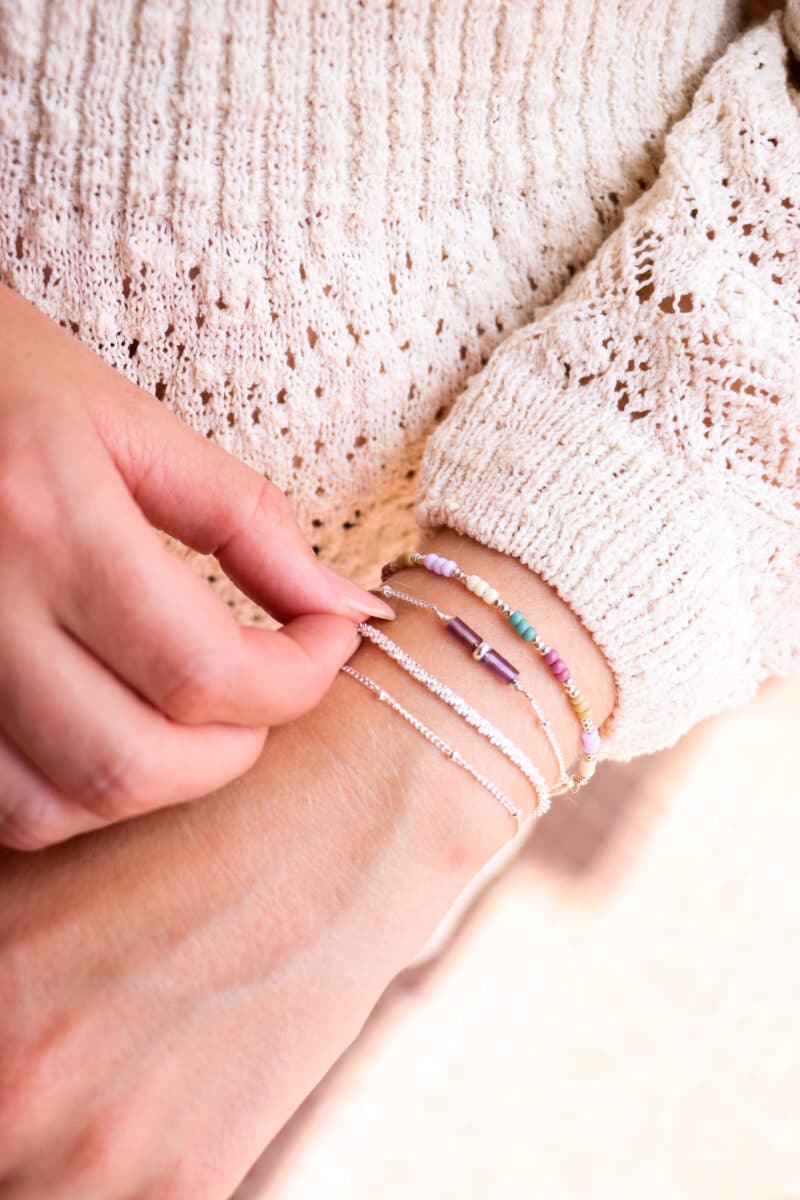 Arabian rainbow bracelet silver