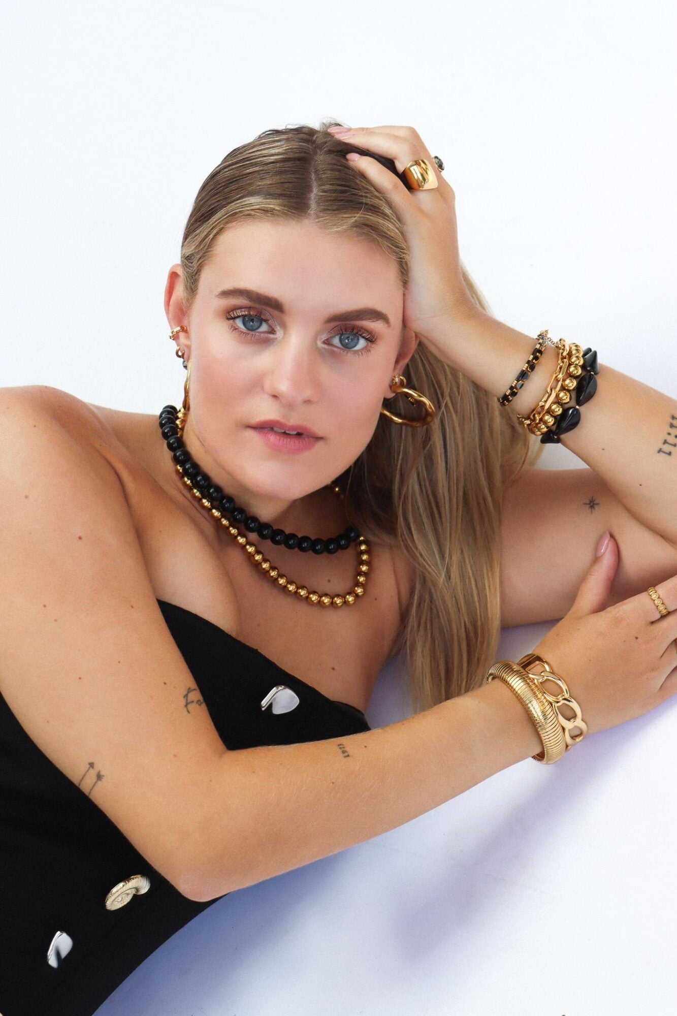 Arc bangle gold