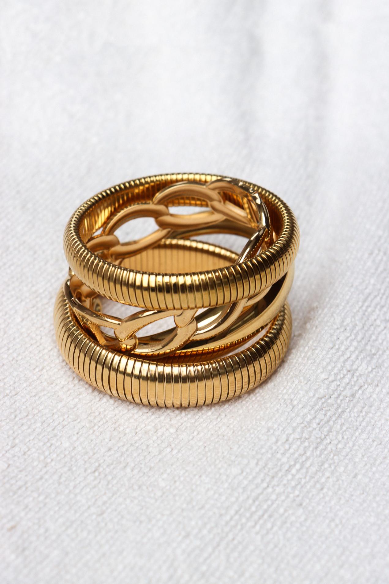 Arc bangle gold