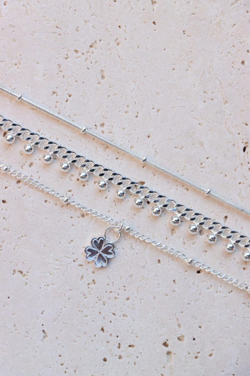 Baby dots bracelet silver