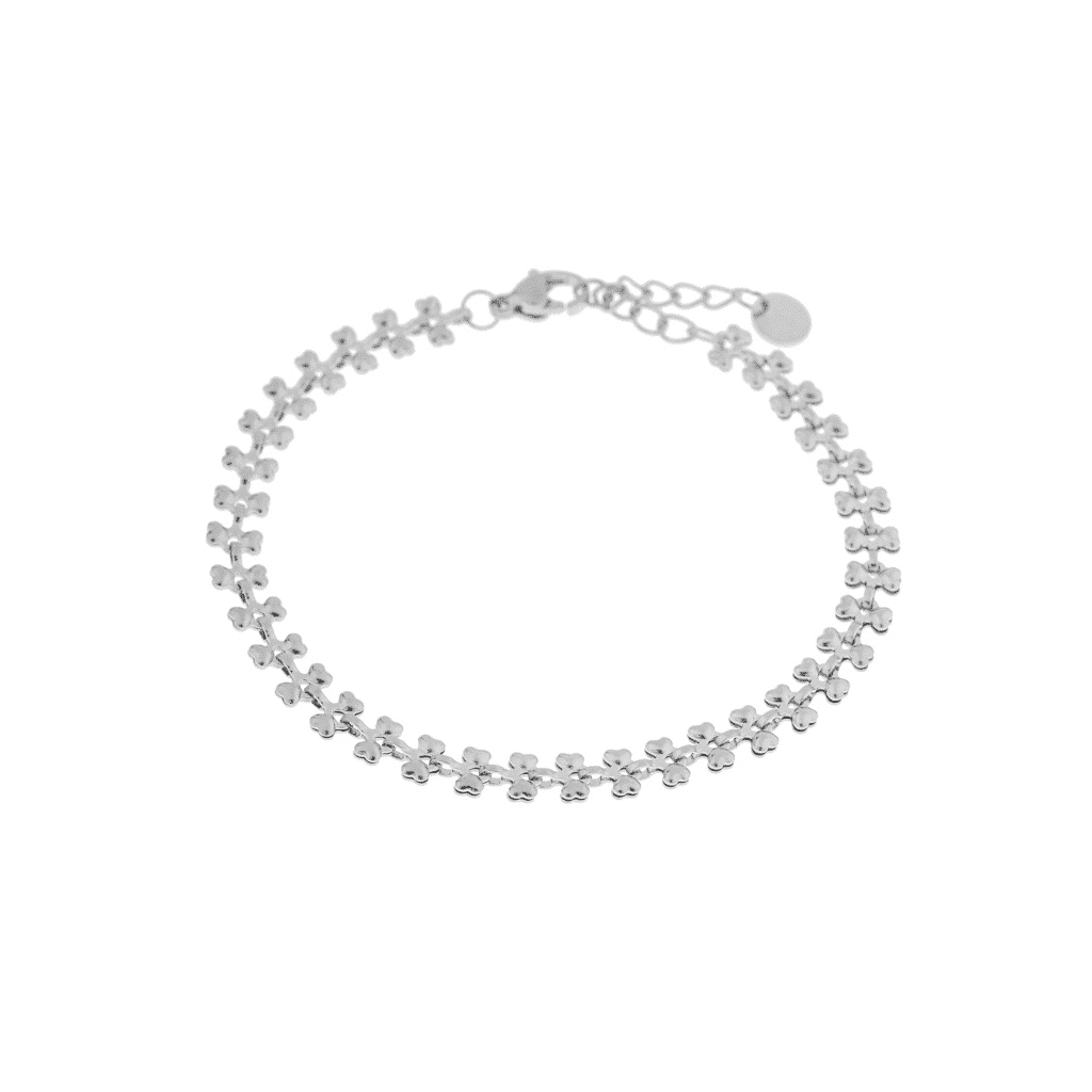 Baby hearts bracelet silver