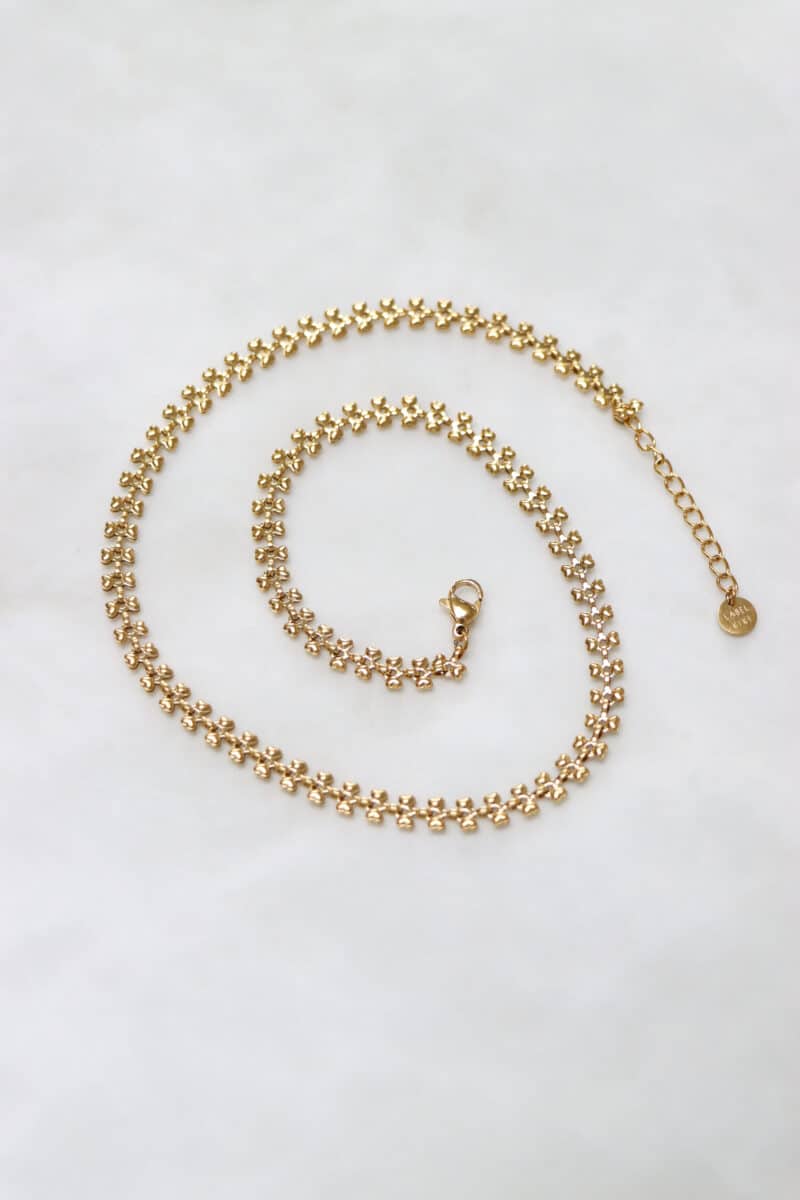 Baby hearts necklace gold