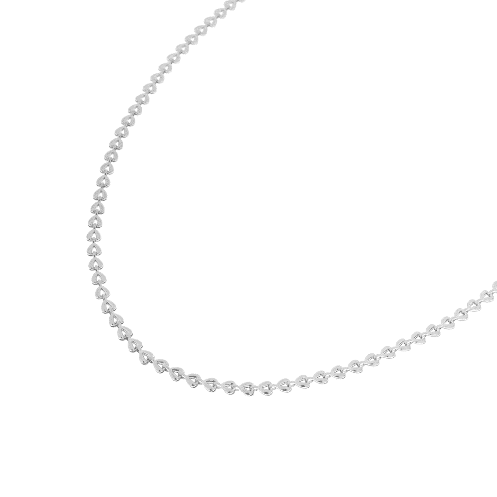 Baby shell necklace silver