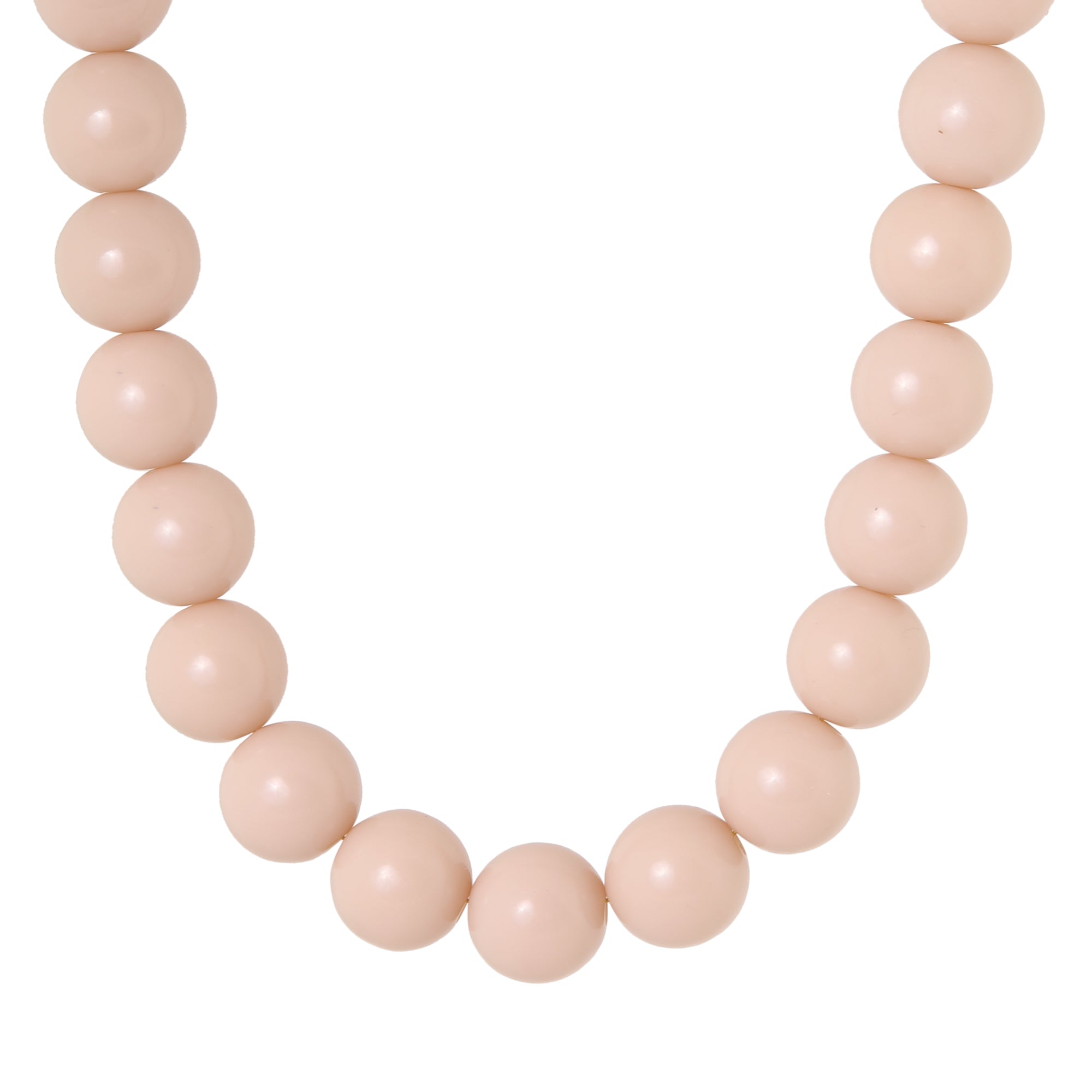 Bare blush necklace silver