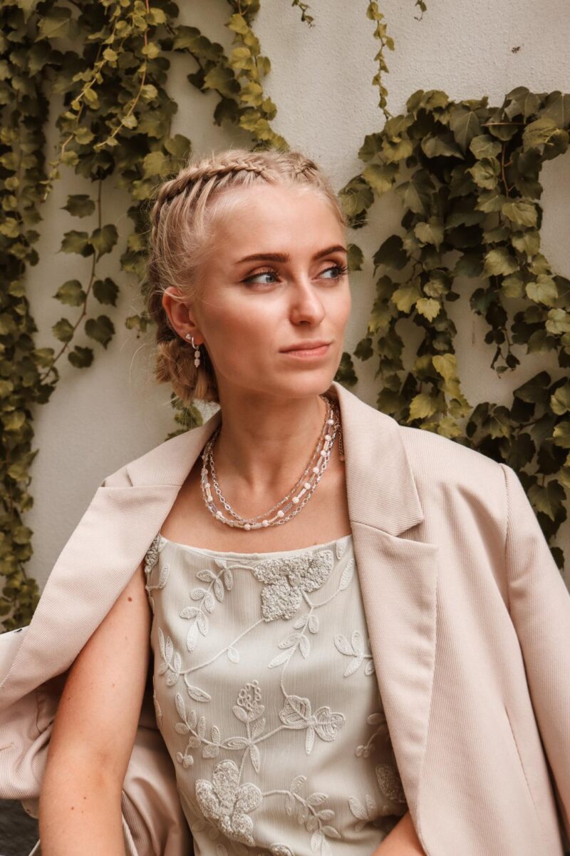 Bella Donna necklace silver