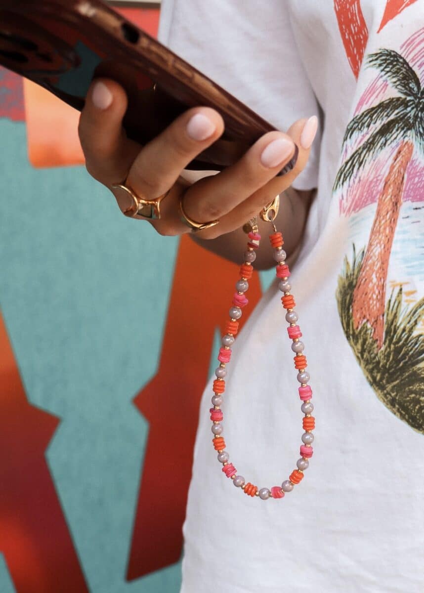 Berry bloom phone cord