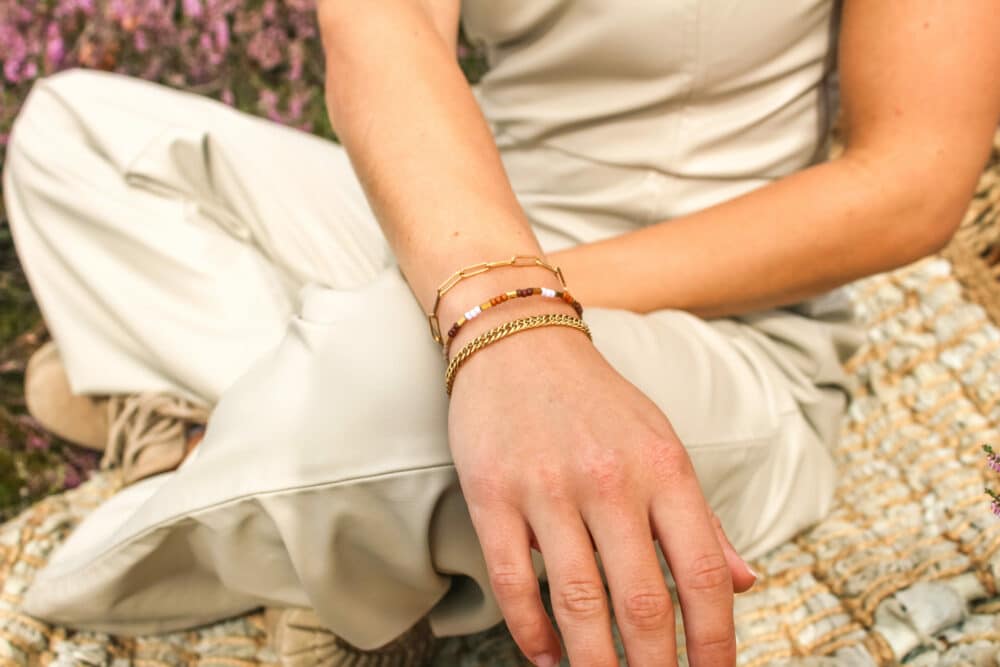 Big snake bracelet gold