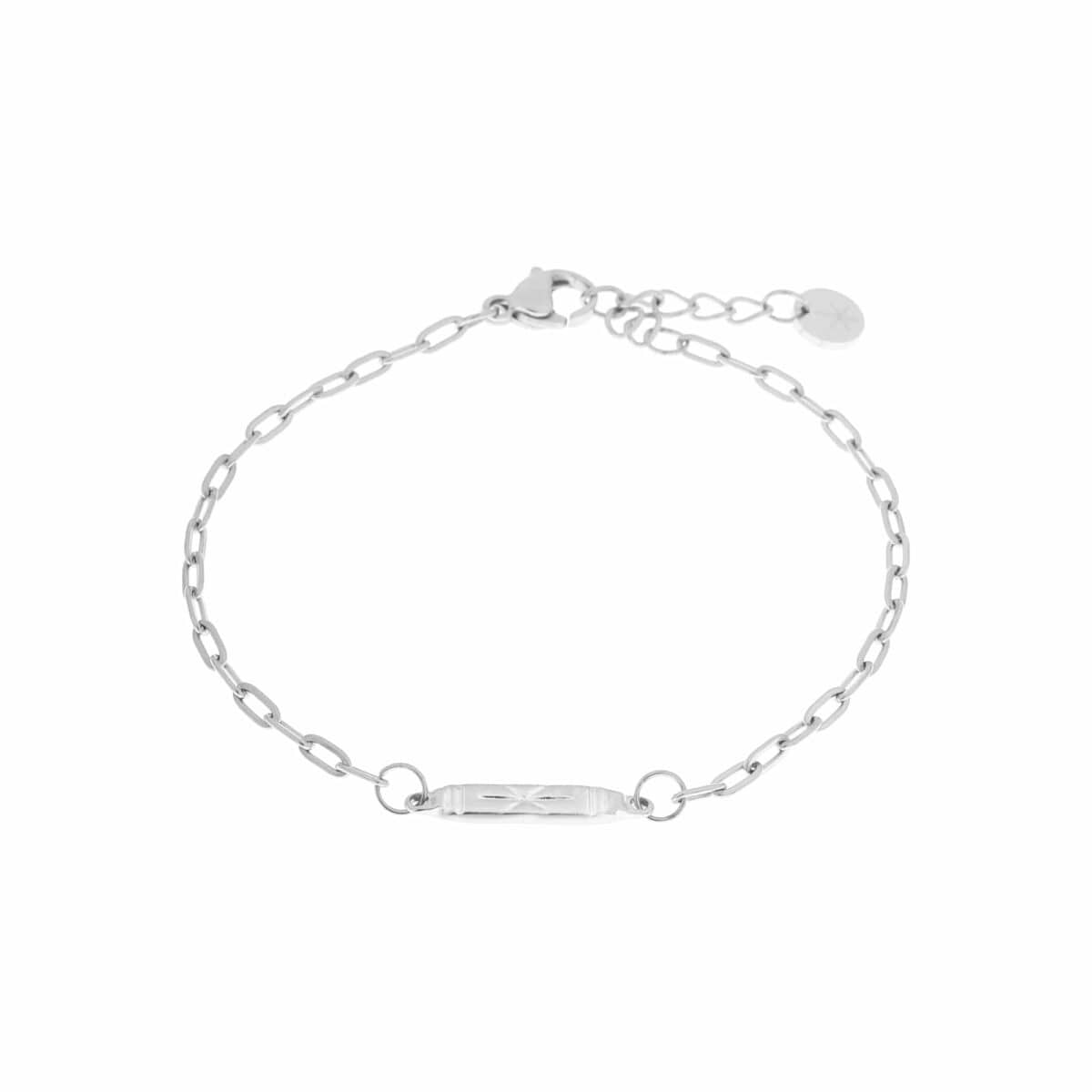 Big star bracelet silver