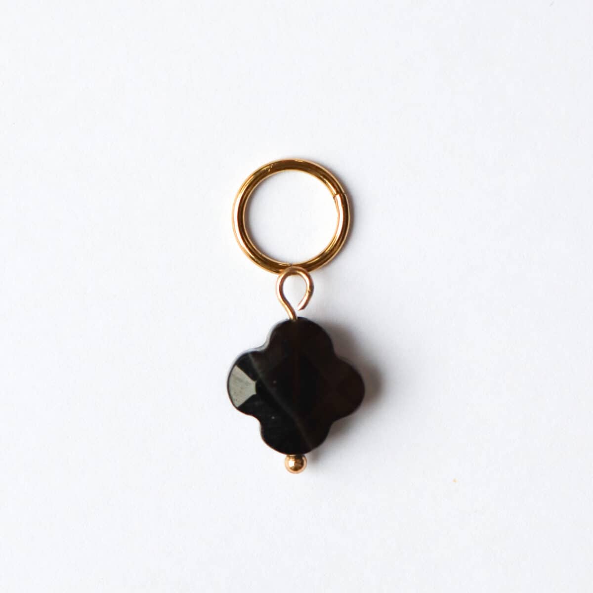 Black clover charm gold
