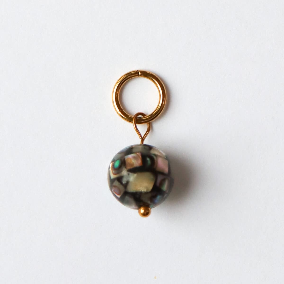 Black disco charm gold