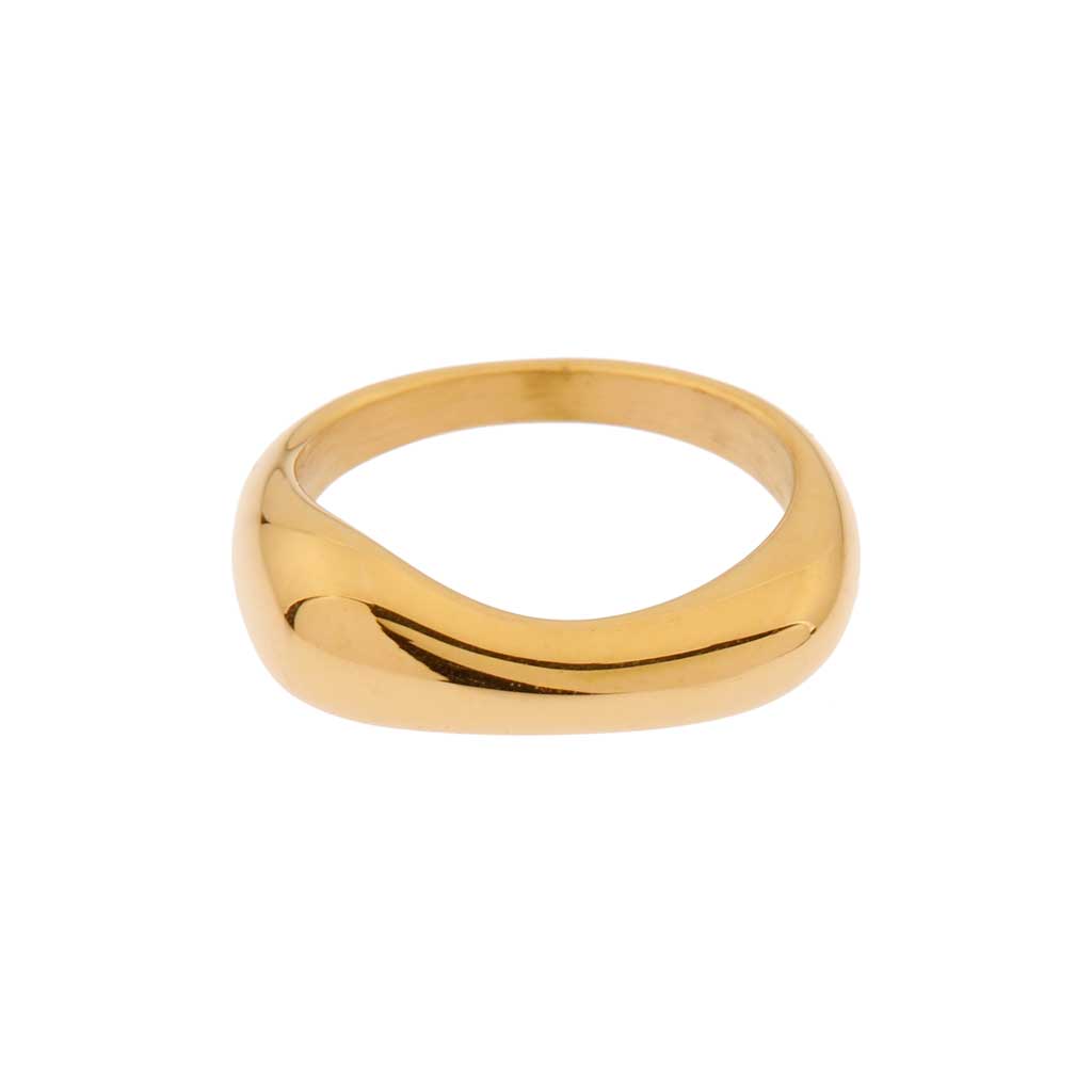 Blob ring gold - 8