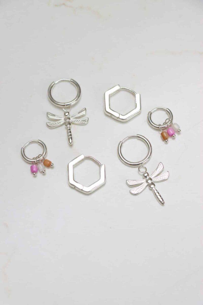 Blossom hoop silver