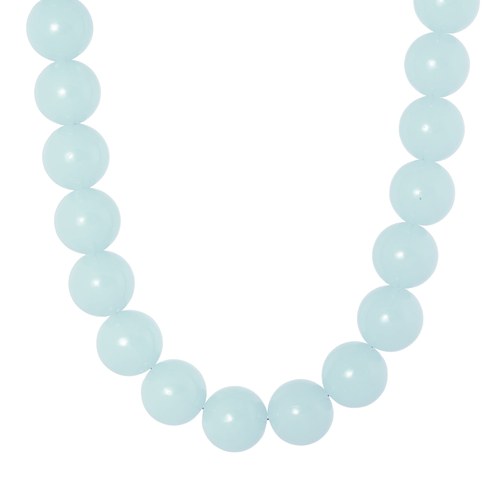 Blue horizon necklace silver