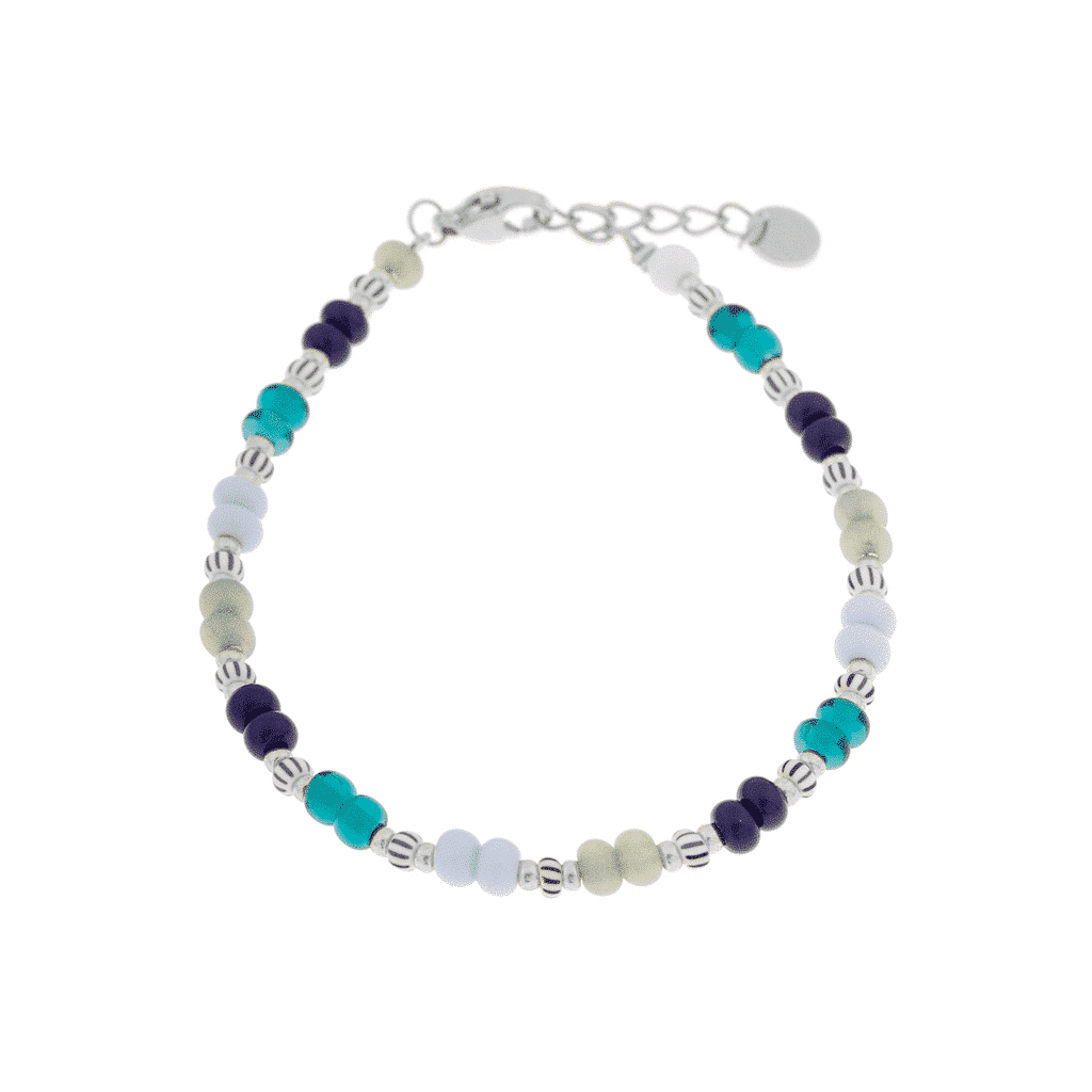 Blue oasis bracelet silver