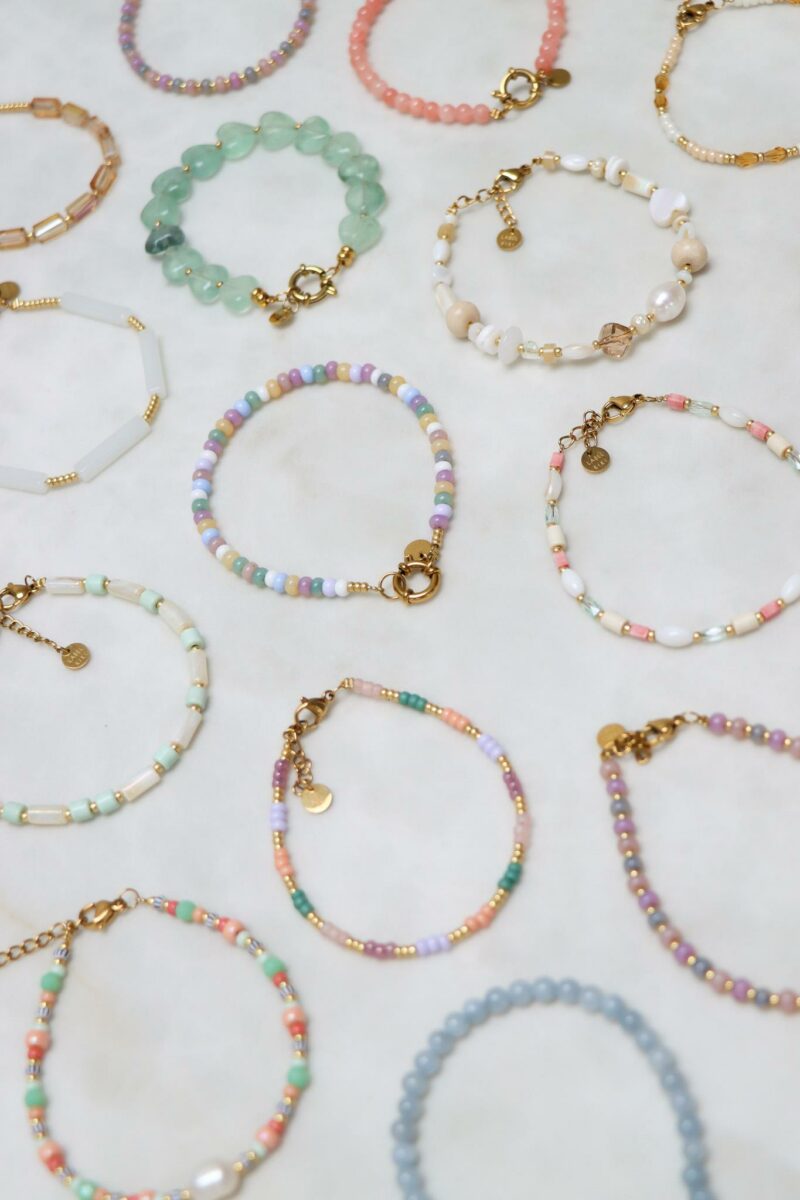 Blue reef bracelet gold