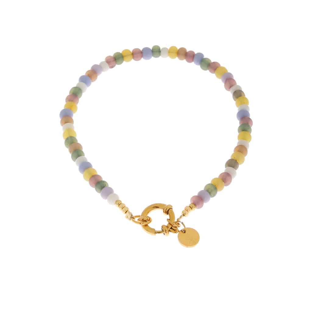 Blue reef bracelet gold