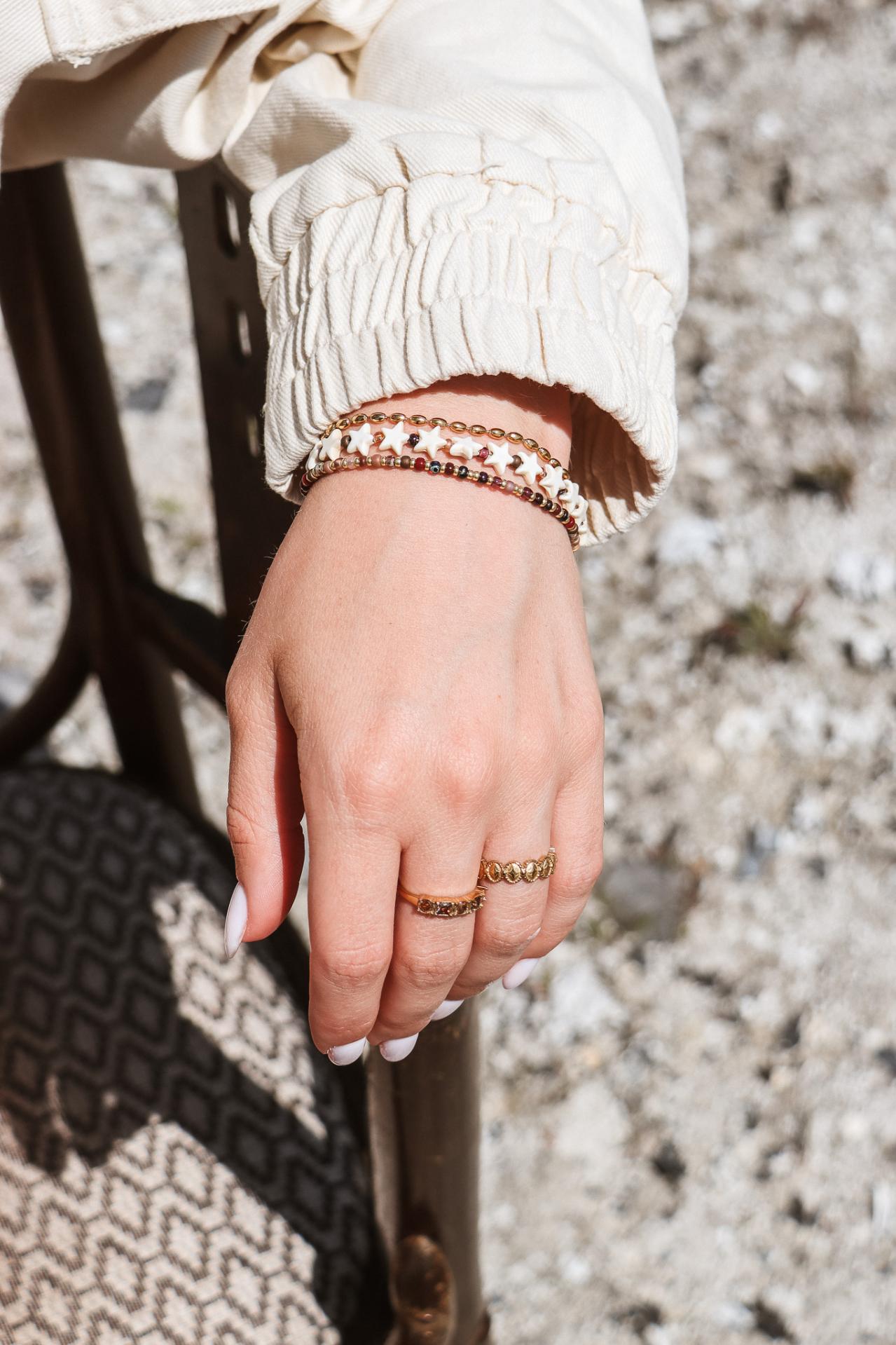 Bones bracelet gold
