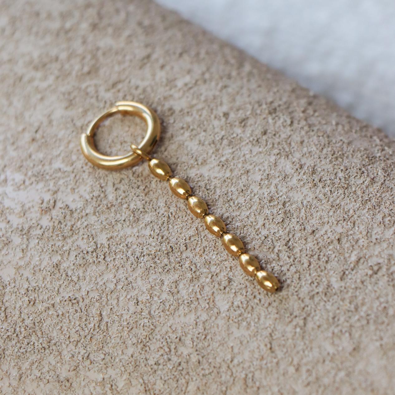 Bones hoop gold